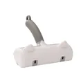 Wasbare witte en grijze kattenoor huisdier haarverwijderaar roller met antislip greep - Oor Stijl / Parelwit