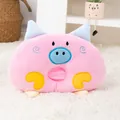 Adorable pink pig plush pet pillow for cats and small dogs, soft and cozy bedding - Pink Pig