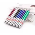Set of multi-colored laser pointer keychains for interactive cat play and exercise - Laser Cat Teaser Pointer