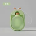 Green ladybug shaped portable pet water bottle and travel bowl dispenser for dogs - Green