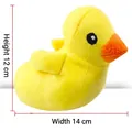 Morbido giocattolo in peluche a forma di papera gialla per cani, 14 cm larghezza e 12 cm altezza - Yellow Duck