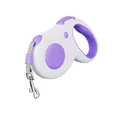 5m Automatic retractable pet leash for dogs and cats in purple and white design - 5 Meters / Purple
