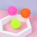 Set of three vibrant neon spiky squeaky toy balls for small to medium dogs' training sessions - Squeaky Spiked Ball (6.5cm) / Random Color