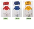 Distributeur d'eau automatique pour cages d'animaux en rouge, bleu et jaune - 350ml / Rouge