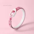 Adjustable pink pet collar with cute strawberry print for cats and small dogs - Strawberry Style / S / Pink