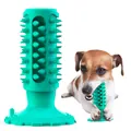 Jouet brosse à dents pour chien avec ventouse pour un nettoyage dentaire efficace. - Bleu lac