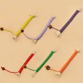 Bunte Sisalseil-Katzenspielzeuge mit Matatabi-Kaubällen in lebhaften Varianten - Standard Kaustrick / 20cm / Mehrfarbig