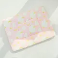 Soft thickened pink plush pet mat with cloud and moon pattern for cats and dogs - Size 1 (35x30cm) / Starry Moon Dream