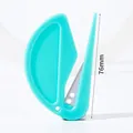 Tagliacarte di sicurezza mini in plastica verde menta con una dimensione di 76 mm - 76 mm / Verde