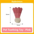 Jouet à mâcher pour chien rose en forme de volant, taille 95 mm x 73 mm - Style Volant / Rose