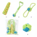 Ensemble de jouets à mâcher en corde de coton multicolore pour petits chiens - Set Bicolore pour Chien de Taille Moyenne