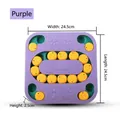 Jouet puzzle interactif violet pour chien avec fonction gamelle lente, 24,5 x 24,5 cm - Carré / 24.5x24.5x2.5cm (En boîte) / Violet
