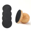 Haustier Nagelfeile mit ergonomischem Holzgriff und 4 austauschbaren Schleifpads - Naturholzmaserung / 1 Griff Mit 4 Schleifpads