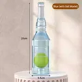 Jouet pour chien bouteille de bière grinçante avec balle de tennis, bleu 20cm - Petite Taille avec Balle de Tennis / Bleu
