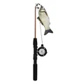Canna da pesca interattiva per gatti con peluche di carpa erbivora realistica - Canna da Pesca Carpa Erbivora