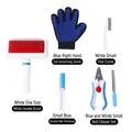 5-Teiliges professionelles Haustierpflege-Set mit Bürste, Handschuh und Schere - Katzenpflege Kit