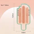 Spazzola massaggiante per gatti a forma di gelato in verde menta con erba gatta inclusa - Stile Gelato Toelettatore Semplice / Verde Menta e Rosa
