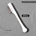 Peigne anti-taches de larmes blanc pour chiens et chats avec manche patte mignon - Peigne pour Traces de Larmes / Taille unique / Blanc