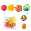 Set di 6 palline giocattolo resistenti e testurizzate per cuccioli e cani di piccola taglia - Combinazione Set Giocattoli Palla