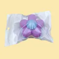 Katzenminze-Spielzeug in Blumenform, lila und blau, in klarer Einzelhandelsverpackung - Lila