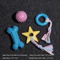 4-teiliges robustes Kauspielzeug-Set für kleine Hunde mit Seilen und Texturen - Macaron Heißer Stil / 4-teiliges Set