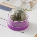 Natürliches Katzenminze-Ball-Spielzeug für Katzen mit lila Basis und Schutzhaube - Einfarbig / Lila