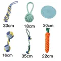 6-teiliges Set langlebiger Baumwollseil-Kauspielzeuge für kleine Hunde - 6-Teiliges Set 3 / Zufällige Farbe