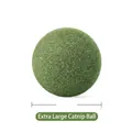 Großer 10-cm-Natur-Katzenminzball für die Zahnpflege und Unterhaltung - 10cm Katzenminze Ball / Grün