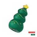 Quietschendes Hundespielzeug in Weihnachtsbaumform aus Vinyl für Welpen, 11,5x5,8cm - Weihnachtsbaum / Grün