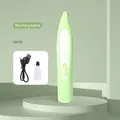 Rechargeable electric pet paw hair trimmer for cats and dogs in fruit green finish - Rechargeable Model / Green