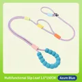 Multifunctional adjustable pet P-rope leash with blue cloud foam handle 1.0x150cm - 1.0*150cm / Blue