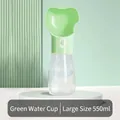 Grote 550ml groene draagbare drinkfles voor huisdieren in een unieke appelvorm - Grote Waterfles / 550ml / Groen