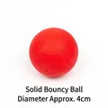 Rode massief rubberen stuiterbal voor honden met een diameter van 4cm en textuur - Stuiterbal / Klein (Ongeveer 4cm)