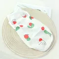 Leichte und atmungsaktive Haustier-Sommerweste mit grünem Dinosaurier-Druck für Hunde - XS-(0.5-1kg) / Einfache Mesh-Weste / Kleiner Dinosaurier