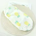 Atmungsaktive Hundeweste aus weißem Netzgewebe mit gelbem Ananasmuster für den Sommer - XS-(0.5-1kg) / Einfache Mesh-Weste / Ananas