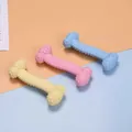 Giocattoli da masticare a forma di osso in TPR per cani in giallo, rosa e blu - Osso a Z Piccolo