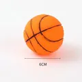 Giocattolo sonoro arancione da 6 cm a forma di basket per piccoli cani e gatti - Pallacanestro