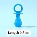 Haltbares blaues Kauspielzeug in Schnullerform für kleine Hunde, Länge 9,5 cm. - Spielzeug Schnuller Kauspielzeug / 9.5cm / Zufällige Farbe