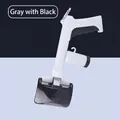 Portable handheld pet pooper scooper tool in gray and black color variant for dogs - Grey & Black (qjyp-31) / Single Piece