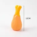 Jouet sonore durable pour chien en forme de pilon de poulet, hauteur totale de 12 cm - Poulet leg