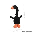 Jouet en peluche cygne noir pour chien avec 30 cm de hauteur et 18 cm de largeur - Cygne Noir