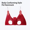 Hamac de toilettage pour chien en maille rouge respirante, idéal pour les griffes - Style de Ceinture / XS / Rouge