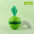 Green cactus tumbler slow feeder dog toy puzzle treat dispenser interactive toy - Cactus (gwj-080) / Green