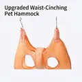 Hamac de toilettage respirant orange pour chiens avec soutien lombaire pour griffes - Style de Ceinture / XS / Orange