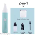 2-in-1 pet hair clipper set with grooming accessories in mint green finish - 2-in-1 Set / Mint Green