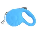 Blue pumpkin-shaped 5M automatic retractable dog leash for small and medium pets - Blue / 5M
