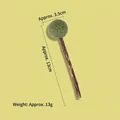 Natural catnip ball on silvervine stick toy for cat dental health, 13g weight - Round Ball Silvervine Style