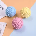 Set di tre palline giocattolo da masticare in gomma TPR con punte per cani piccoli - Palla con Punte Macaron (Squeaky) / 6cm