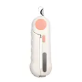 LED pet nail clipper for cats and dogs in white and pink color scheme - With LED Light / Pink
