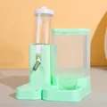 Modern 2-in-1 hamster automatic feeder and 80ml water dispenser in mint green finish - Hamster Feeder (Green)